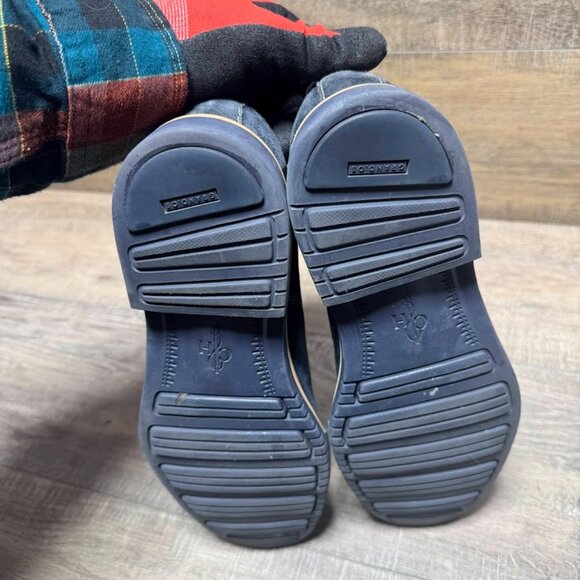 Cole Haan Grand OS Blucher Blue Suede Oxford Shoes Men's Size 10 - Picture 4 of 7